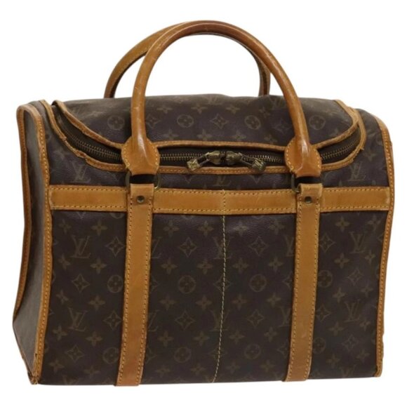 LOUIS VUITTON Monogram Sac Shan 40 Pet Carry Vintage M42024 LV Auth bs25455 - Picture 1 of 16